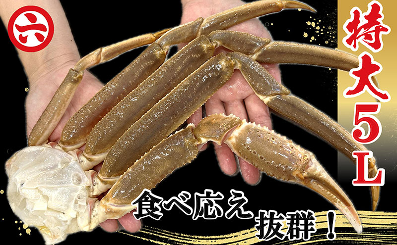 【ふるさと納税】【特大5L】ほんまにうまい！ 生本ずわいがに 3kg (7～8肩) 自社工場加工 鮮度抜群 海鮮 蟹 カニ かに 本ずわいがに ずわいがに ずわい ズワイガニ 冷凍 兵庫県 明石市 f282031-akashi-10000682 兵庫県明石市 サンプル画像3