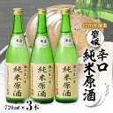 【ふるさと納税】【無濾過本生酒】純米原酒720ml3本セット