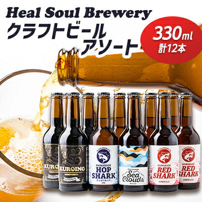 【ふるさと納税】西宮発!Heal Soul Breweryのクラフトビール　アソート12本セット【配送不可地域：離...