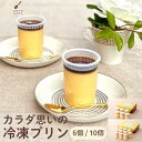【ふるさと納税】カラダ思いの 冷凍プリン 6個 / 10個 セット【ひみつのひとさじ】プリン PUDDING スイーツ デザート おやつ お菓子 洋菓子 なめら...