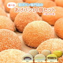【ふるさと納税】【セット内容が選べる】あげぱん10個セットA.B.C 揚げパン あげパン 10個 セット あんパン クリームパン カレーパン パイクとそら パン 菓子パン おやつ