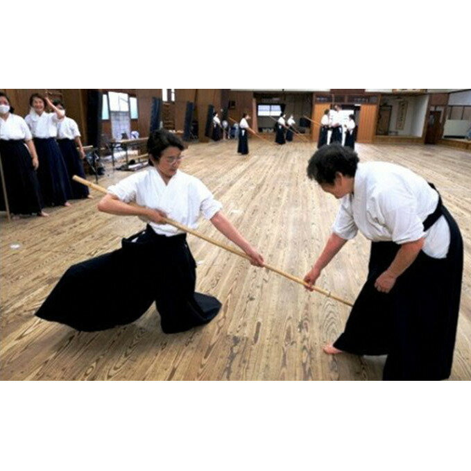 【ふるさと納税】修武館で体験　古流なぎなた天道流(90分)　【体験チケット】