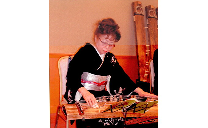 【ふるさと納税】【箏・三絃・胡弓　菊良ゆう子教室】箏（こと）初級体験レッスン　1時間×2回分チケット 体験チケット