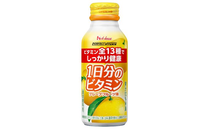 【ふるさと納税】PERFECT VITAMIN1日分のビタミン グレープフルーツ味　【果汁飲料・ジュース・ビタミングレープフルーツ味・ビタミン・ドリンク・飲料】