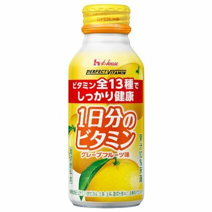 PERFECT VITAMIN1日分のビタミン グレープフルーツ味 [果汁飲料・ジュース・ビタミングレープフルーツ味・ビタミン・ドリンク・飲料]