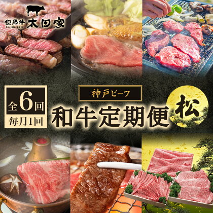 神戸ビーフ IT-「松」 定期便「松」コース　【定期便・焼肉・バーベキュー・お肉・牛肉・すき焼き・牛肉/しゃぶしゃぶ】