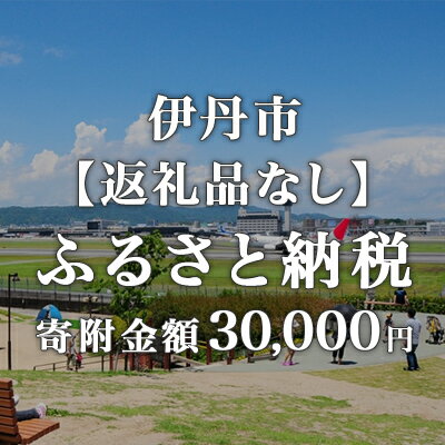 寄附のみの応援受付 30,000円コース（返礼品なし 寄附のみ 30,000円）　【 寄付 】