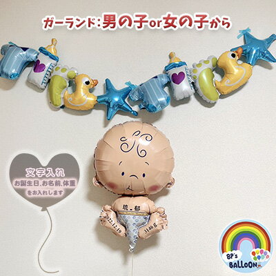 ベイビーセット 雑貨 インテリア 誕生日パーティー お祝い ハーフバースデー ファーストバースデー 飾り付け かわいい おしゃれ 風船 ガーランド