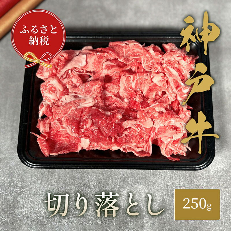 [和牛セレブ] 神戸牛 切り落とし 250g 切落し 牛肉 肉 神戸ビーフ 神戸肉 兵庫県 伊丹市 お肉 牛肉炒め物
