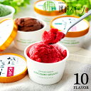 【ふるさと納税】天然素材にこだわった城崎ジェラート 10種の