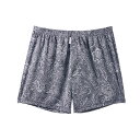 【ふるさと納税】メンズ 下着 ショートトランクス 01/ZIVANE/Chic paisley 1枚/締め付け感の無い/専用BOX付き アンダーウェア