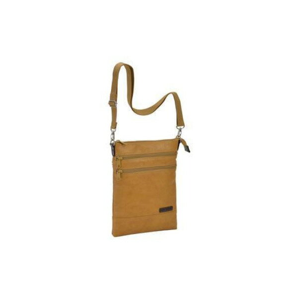 タブレット対応薄マチ縦ショルダー(16421-10)キャメル / 豊岡産 豊岡製かばん バッグ