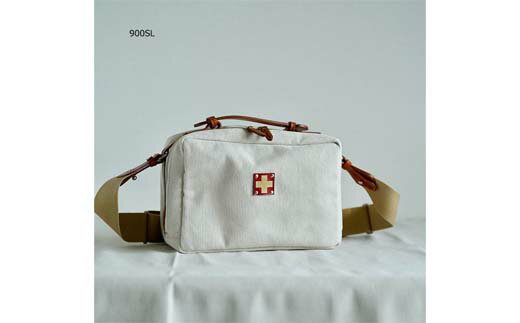 【ふるさと納税】木の庄帆布 キャンバスゴルフラウンド カートラック ショルダーバッグ（ホワイト）/ K..