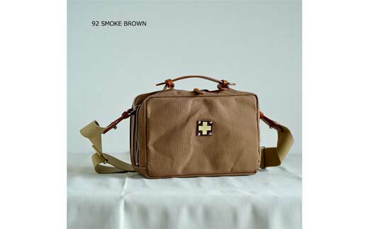 【ふるさと納税】木の庄帆布 キャンバスゴルフラウンド カートラック ショルダーバッグ（スモークブラ..