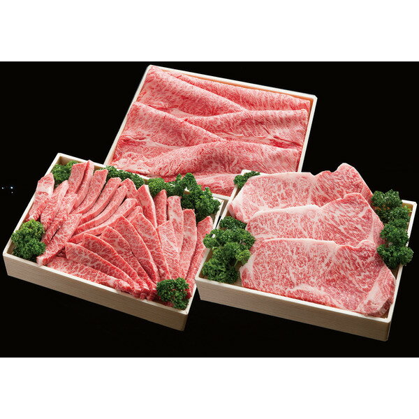 【ふるさと納税】神戸牛 すき焼き 焼肉 ロースステーキ フルコースセット(4.4kg)/ 牛肉 霜降り 但馬牛 黒毛和牛 和牛 国産牛 肩 モモ ロース 焼き肉 ステーキ肉 すき焼き肉 神戸ビーフ 太田牧場【但馬牛太田家】