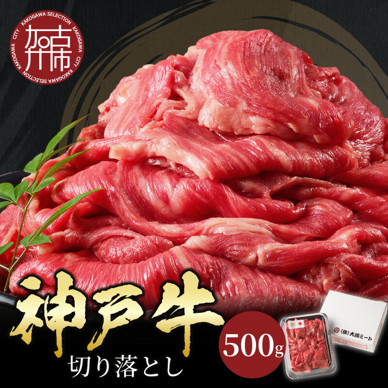 神戸牛 【ふるさと納税】★選べる配送月★神戸牛切り落とし（500g）〈 牛肉 和牛 おすすめ 神戸牛 バーベキュー こま切れ 焼肉 切り落とし 冷凍 国産 送料無料 選べる 選べる配送月 選べる発送月 〉