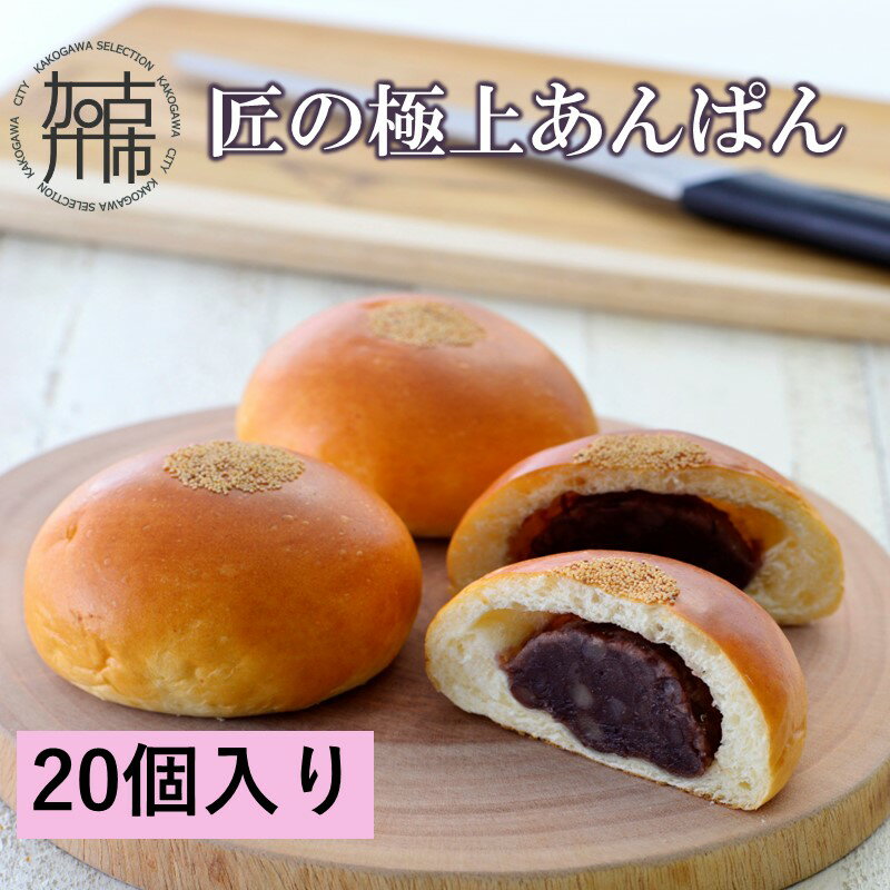 12位! 口コミ数「0件」評価「0」匠の極上あんぱん(20個入り)《 あんパン パン 粒あん 冷凍 個包装 小分け 》