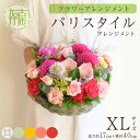 【ふるさと納税】【レビューキャンペーン】【フラワーアレンジメント】パリスタイルアレンジメント(XLサイズ)【5色カラバリ展開】
