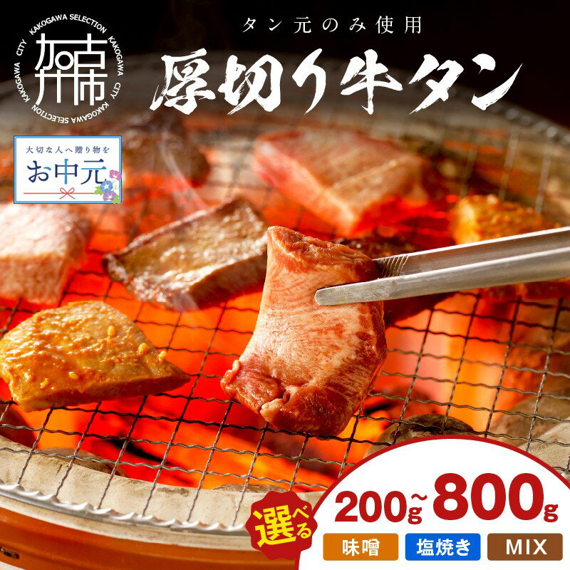 [＼お中元熨斗対応/][レビューキャンペーン][やわらかい部位(タン元)のみ使用]厚切り牛タン 味噌漬け 塩焼き用[ 選べる 種類 牛タン 牛肉 牛 肉 お肉 送料無料 焼肉 BBQ 厚切 おすすめ 小分け 小分けパック ふるさと納税 牛タン厚切り ]