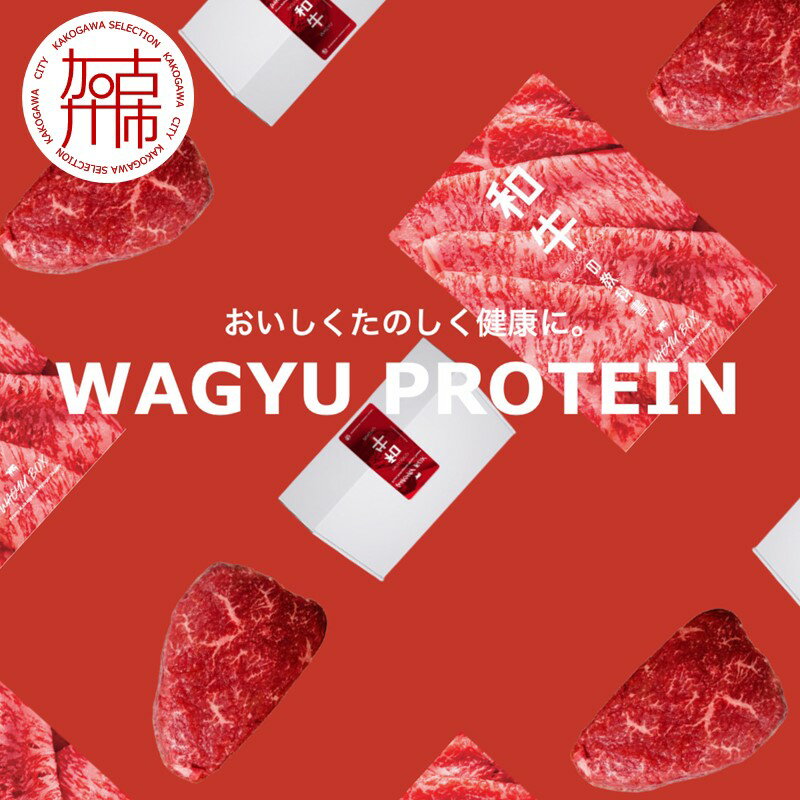 【ふるさと納税】WAGYU PROTEIN 定期便　4回分《