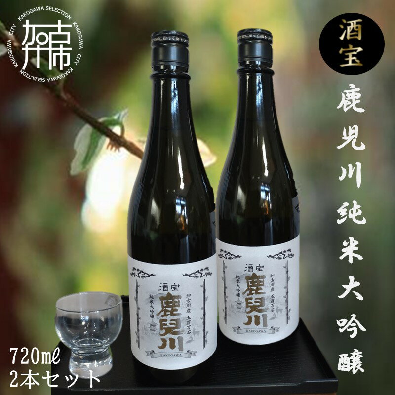 酒宝 鹿児川純米大吟醸 720ml 2本セット [ 飲料 酒 アルコール 純米大吟醸 ]