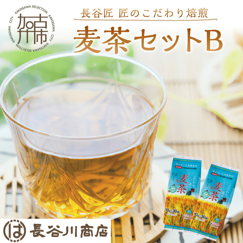 長谷匠 匠のこだわり焙煎 麦茶セットB 《 ティーパック ノンカフェイン 焙煎 大麦 送料無料 お取り寄せ ふるさと納税 お取り寄せ ふるさと納税 麦茶 ふるさと納税 お茶 ふるさと納税 茶 》