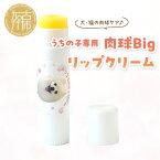 【ふるさと納税】うちの子専用肉球 Bigリップクリーム 《 ペットグッズ 愛犬 ケア 国産みつろう100% オーガニック スティックタイプ 大容量 オーガニック ホホバオイル 》