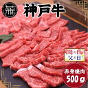 神戸牛 【ふるさと納税】 父の日 にも♪ ★選べる配送月★神戸牛赤身焼肉(500g)《 肉 牛肉赤身 神戸牛 焼肉 国産 バーベキュー 和牛美味しい ギフト 赤身肉 お取り寄せ 送料無料 おすすめ 選べる 選べる配送月 選べる発送月 贈答用 ギフト プレゼント 贈り物 父の日 》