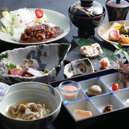 味季料理 りんどう ふるさと納税限定ペアコース(お土産付)