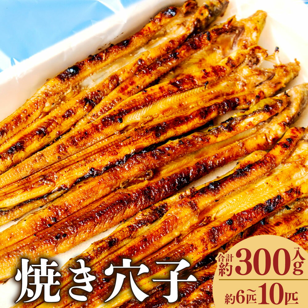 9位! 口コミ数「2件」評価「3」兵庫県産 焼穴子 300g入（約6～10匹） ／ あなご アナゴ 焼きアナゴ 焼き穴子 魚 さかな 魚介 加工食品 兵庫県 赤穂市 冷蔵 送料無料