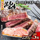 【ふるさと納税】牛肉 兵庫県産 黒毛和牛 サーロイン ステーキ 220g 5【牧場直売店】[ お肉 ステーキ用 アウトドア バーベギュー BBQ 霜降り ] 【お肉・牛肉・ステーキ・牛肉・サーロイン】