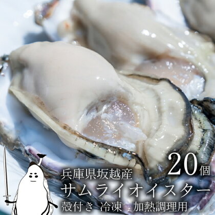 牡蠣 坂越かき 【冷凍】 殻付き 20個(加熱用)サムライオイスター 冬牡蠣　【魚介類・カキ・牡蠣・加工食品】