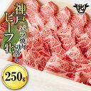 神戸牛 【ふるさと納税】 川岸牧場 神戸ビーフ 牝 バラ焼肉切落し・250g 神戸牛 牛肉 焼肉