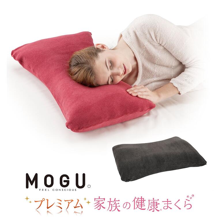 【ふるさと納税】【MOGU】プレミアム家族の健康まくら（本体・カバーセット）