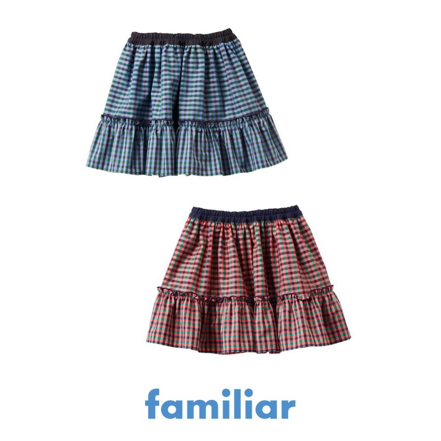 【ふるさと納税】 ファミリア（familiar）リバーシブルスカート（240383） 子ども服 ベビー服 おしゃれ かわいい 赤ちゃん ベビーウェア 高品質 耐久性 吸水性 出産祝い ギフト