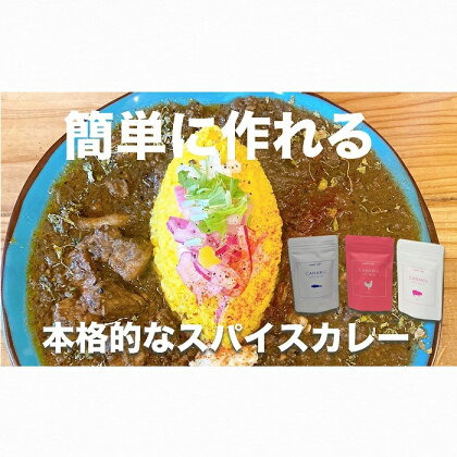 本格スパイスカレーが簡単に作れるキット(CANARiii spice SET)