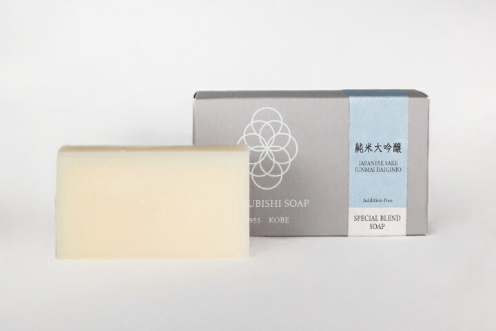 純米大吟醸石鹸 純米大吟醸 石鹸 アミノ酸配合 コウジ酸 保湿 低刺激 洗顔 自然由来 角質除去 日本酒石鹸 敏感肌 肌に優しい 天然成分 しっとり プレミアム石鹸