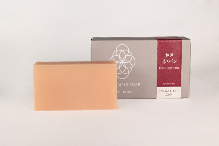 神戸赤ワイン石鹸 レスベラトロール ポリフェノール 抗酸化 天然精油 自然由来 敏感肌 美肌 保湿 肌に優しい プレミアム石鹸 自然な香り 整肌成分 しっとり 天然成分