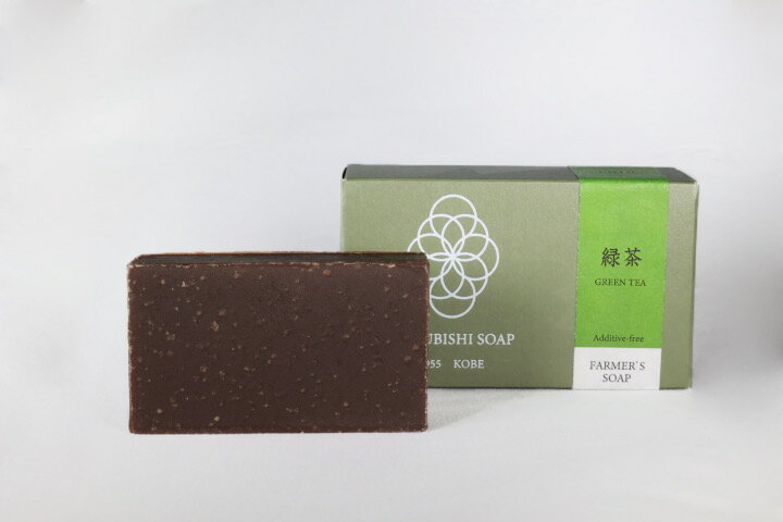 緑茶石鹸 仙霊茶園 テアルビジン ポリフェノール アミノ酸 整肌 自然由来 美肌 保湿 プレミアム 緑茶葉配合