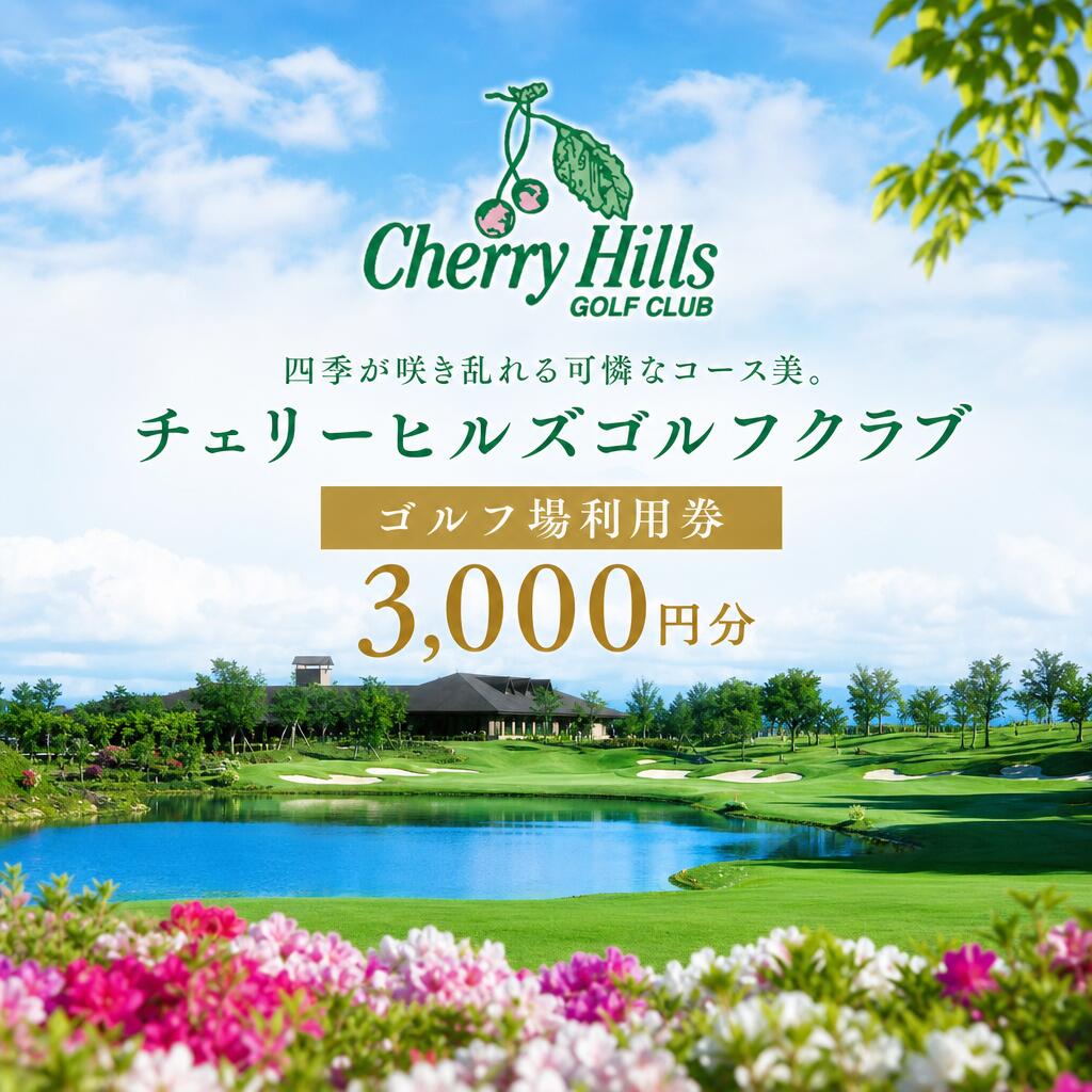 【ふるさと納税】【ゴルフ場利用券】チェリーヒルズゴルフクラブで使える利用券（3,000円分）三木市 兵庫県 関西