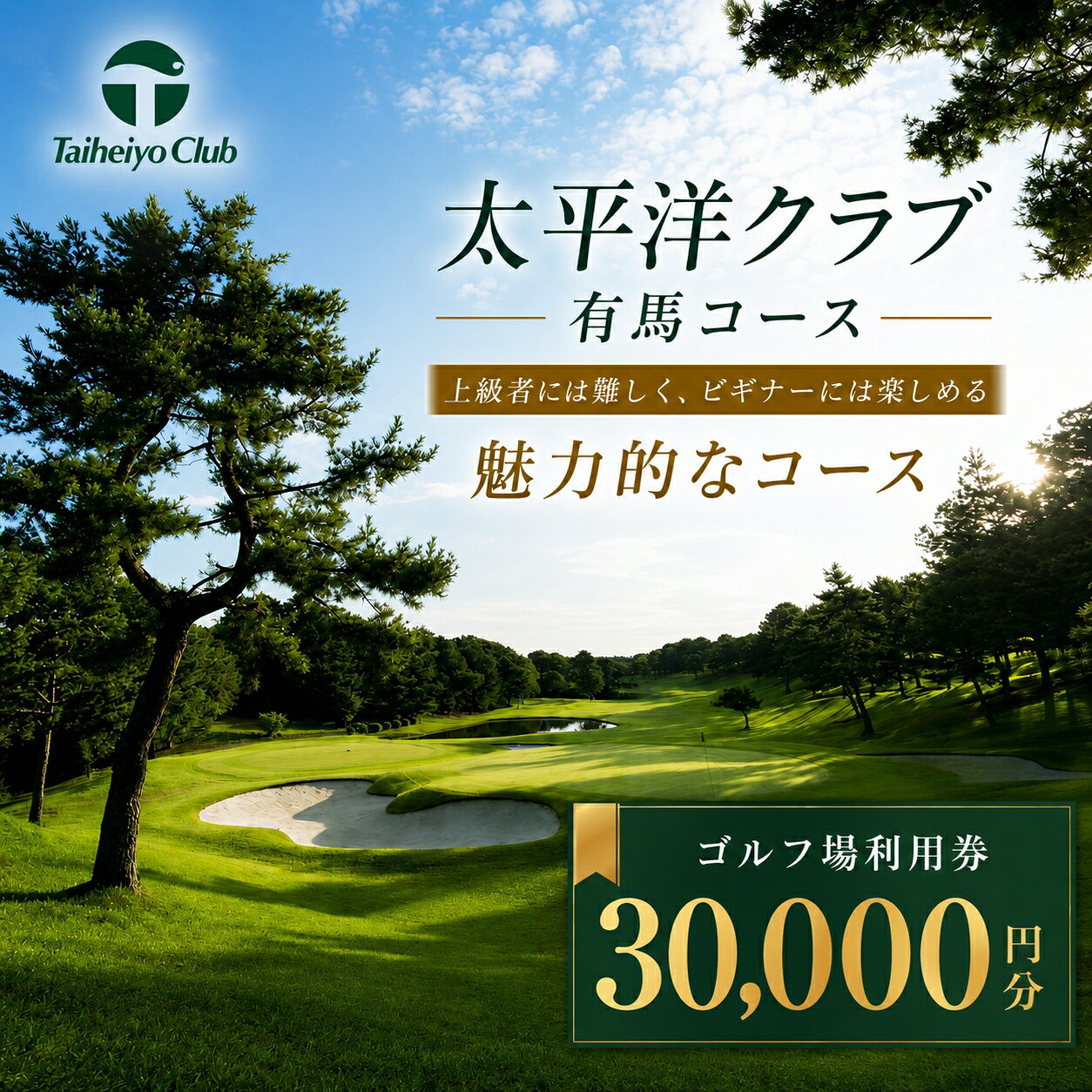 【ふるさと納税】【まとめて申込】太平洋クラブ有馬コースで使える利用券（30,000円分） 三木市 兵庫県 関西 ゴルフ場