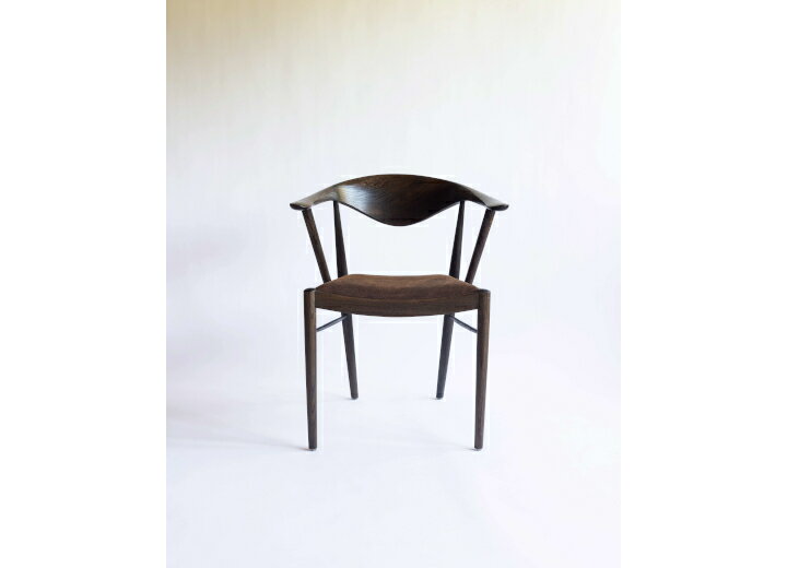 【椅子】TataraF-type 鉄染め仕上げ（座面：布）