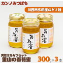 【ふるさと納税】 里山の百花蜜300gセット(天然はちみつセット) No.093 KWNL002 / 天然はちみつ はちみつ 蜂蜜 ハチミツ 蜜 国産 3種 食...