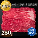 但馬牛 【ふるさと納税】No.269 但馬牛 モモ バラ肉 すき焼き用 250g ／ お肉 牛肉 国産 すきやき 送料無料 兵庫県