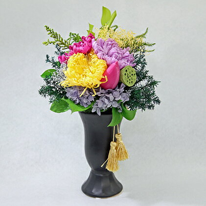 仏花(最高級プリザーブドフラワー)器付 2個セット インテリア 植物