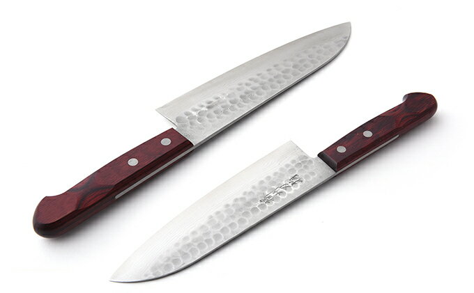 【ふるさと納税】鍛造ステンレス　V金10割込槌目多層鋼三徳包丁 1本 キッチン用品 工芸品 装飾品