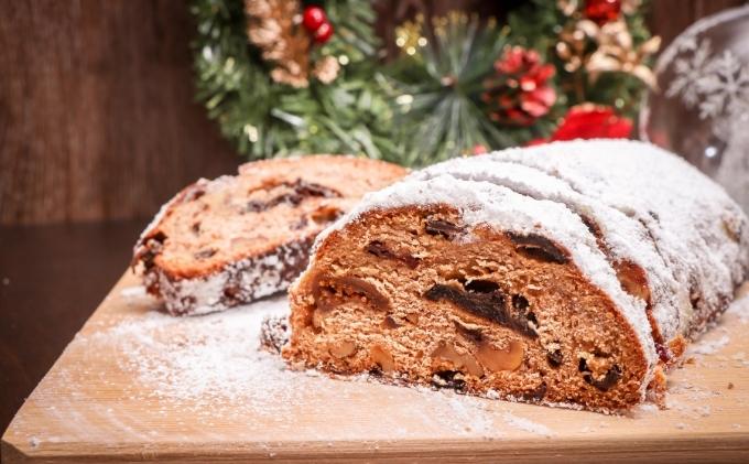 兵庫県小野市の【ふるさと納税】クリスマス シュトーレン 数量限定 ［ クリスマスケーキ スイーツ 洋菓子 焼菓子 ケーキ 常温 お菓子 焼き菓子 大人 大人のケーキ イベント フルーツ ラム酒 ]　お届け：2026年12月初旬～2026年12月中旬｜アングル3