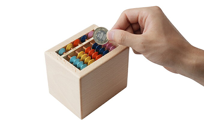 【ふるさと納税】賽銭箱型そろばん貯金箱(スタンダード)[ そろばん 算盤 知育 計算 ] 雑貨 学び そろばん学習 学習 計算力 考える力 子供 孫 プレゼント 贈り物 学べる カラフル インテリア 子供部屋 賽銭箱型貯金箱 [3]