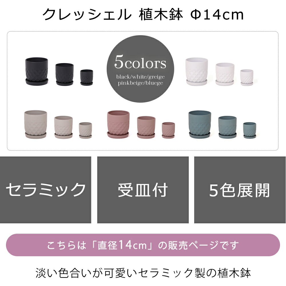 植木鉢Φ14 crescere クレッシェル
