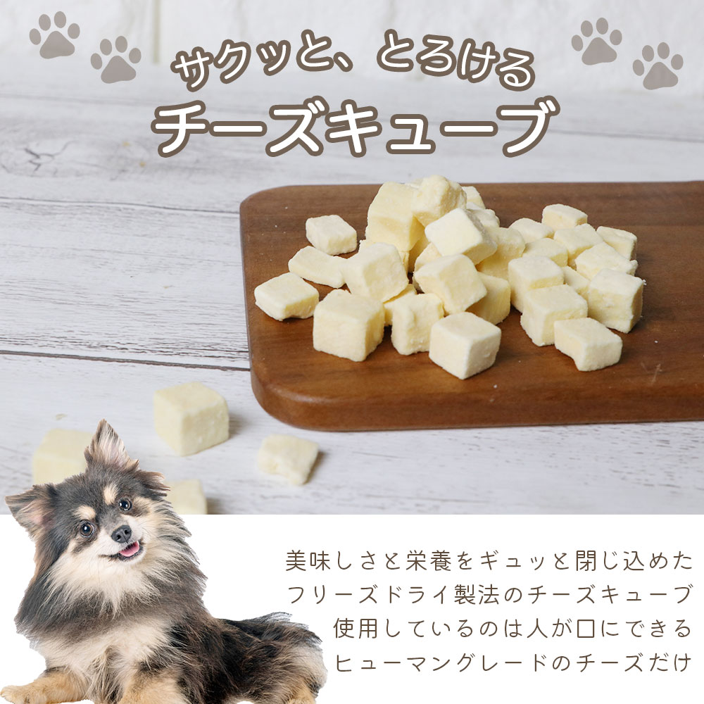 【ふるさと納税】 ドッグフード わんのはな フリーズドライ チーズ cube 選べる 内容量 18g 50g 200g [ZANASHOP 兵庫県 三田市 3d28bae280088] 犬 ペット ペットフード 餌 エサ ちーず ドライ おやつ しつけ 国産 メール便 クリポス メール便対応 ふるさと納税 f282197-sanda-10001144 兵庫県三田市 サンプル画像3